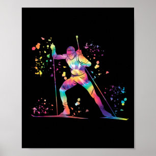 Biatleet Nordic Skiing Biathlon 11 Poster