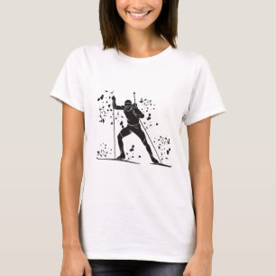 Biatleet Nordic Skiing Biathlon 14 T-shirt