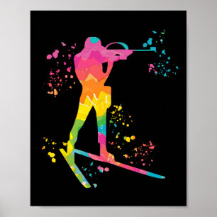 Biatleet Nordic Skiing Biathlon 16 Poster