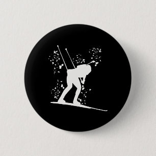 Biatleet Nordic Skiing Biathlon 28 Ronde Button 5,7 Cm