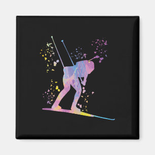 Biatleet Nordic Skiing Biathlon 2 Magneet
