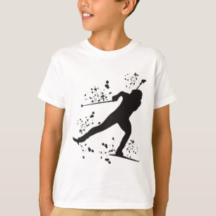 Biatleet Nordic Skiing Biathlon 8 T-shirt