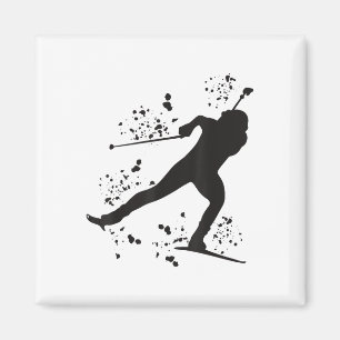 Biatlete Nordic Skiing Biathlon T-shirt_1.png Magneet