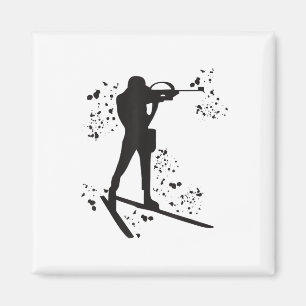 Biatlete Nordic Skiing Biathlon T-shirt_2.png Magneet