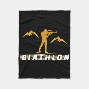 Biatlon 2 fleece deken