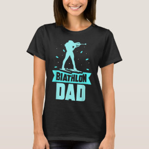 Biatlon Papa Sport Biatleet Biatlons Vader Papa T-shirt