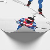 Biatlon Skiër Wintersport Atleet in actie Cadeaupapier