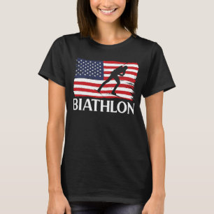 Biatlon Target Skiing Biatlete Shooting Sports C T-shirt