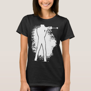 Biatlon Winter Sports Snow Biathlete Cross Countr T-shirt