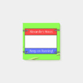 Bib-nummer van de Runner Post-it® Notes (Voorkant)