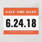 BIB uitvoeren - De datum opslaan Aankondigingskaart (Voorkant)