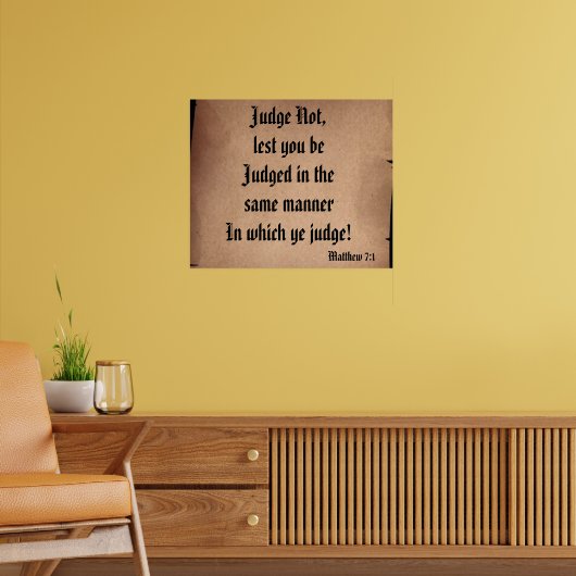 BIBEL SCHRIFT ROL poster (Woonkamer 2)