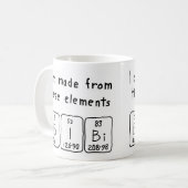 Bibi periodieke lijstnaam mok (Voorkant links)