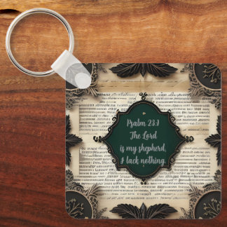 Bibile Psalm 23, cadeau Sleutelhanger