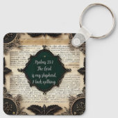 Bibile Psalm 23, gift Sleutelhanger (Achterkant)