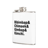 Bibimbap & Chimaek & Gimbap & Kimchi. Koreaanse vo Heupfles (Links)