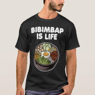Bibimbap is een Koreaanse voedselautoriteit Kimchi T-shirt