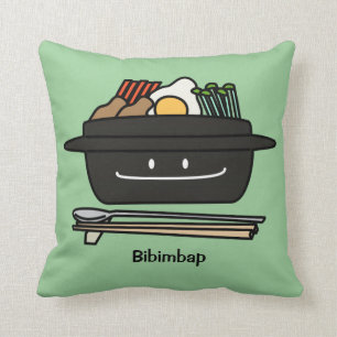 Bibimbap Koreaanse rijstschaal voor siergroenten Kussen