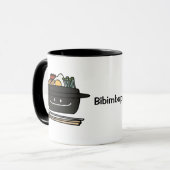 Bibimbap Koreaanse rijstschaal voor siergroenten Mok (Voorkant links)