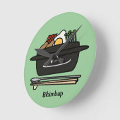 Bibimbap Koreaanse rijstschaal voor siergroenten Ronde Klok (Hoek)