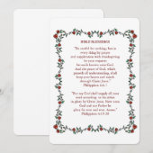 BIBLE BLESSINGS Philippians 4 Promise Kaart (Voorkant / Achterkant)