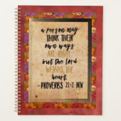 Bible chrétienne Verse Art Proverbes 21:2 (Devant)