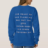 Bible chrétienne Verse Col Col Sweat - shirt à cap (Dos)