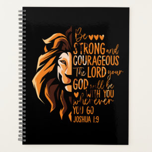 Bible chrétienne Verse Joshua 1:9 Lion