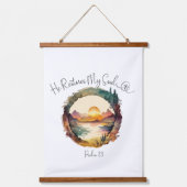 Bible chrétienne Verset Bois Taché Tapisserie mura (Recto)