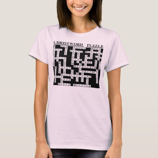 BIBLE CROSSWORD T-SHIRT (Voorkant)