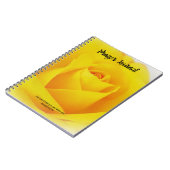 Bible de rose jaune Verse Journal de prière (Côté gauche)