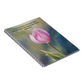 Bible de Tulipe rose Verse Faith Prayer Journal (Côté Droit)