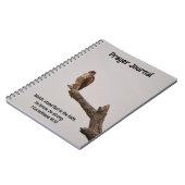 Bible d'Oiseau de Hawk Verse Journal de prière (Côté gauche)