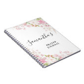 Bible florale rose Verse Journal (Côté Droit)
