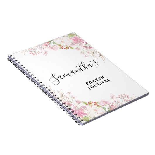 Bible florale rose Verse Journal (Côté Droit)