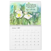 Bible Garden Scriptures Watercolor Flower Fruit  Kalender (Jan 2027)