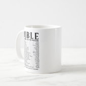 Bible numéros d'urgence Christian Mug Bible Verse (Devant gauche)