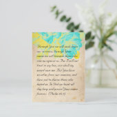 Bible passage, grunfleur carte postale (Debout devant)