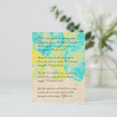 Bible passage, grunfleur carte postale 2 (Debout devant)