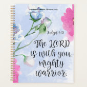 Bible personnalisée Verse floral spirale (Devant)