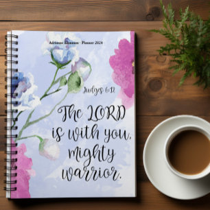 Bible personnalisée Verse floral spirale