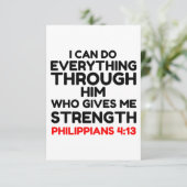 BIBLE QUOTE BEDANKKAART (Staand voorkant)