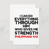 BIBLE QUOTE BEDANKKAART (Voorkant / Achterkant)