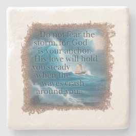 BIBLE QUOTE - Coaster Stenen Onderzetter