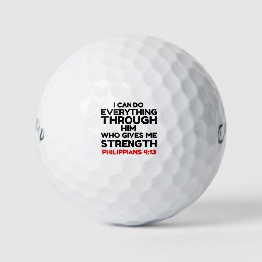 BIBLE QUOTE GOLFBALLEN (Voorkant)