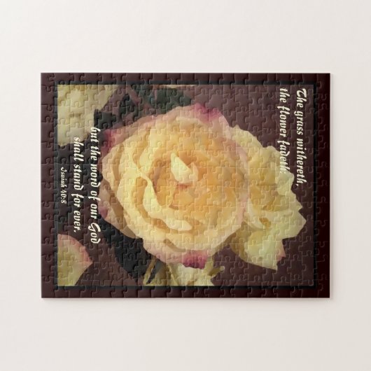 Bible Rose de Crème - Puzzle (Horizontal)