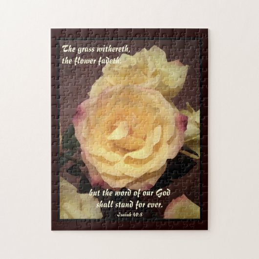 Bible Rose de Crème - Puzzle (Vertical)