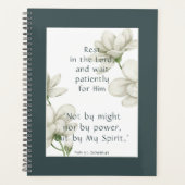 Bible Scripture Encouragement Quotes White Flower  (Devant)