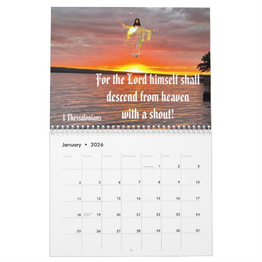 BIBLE SCRIPTURE-kalender Kalender (Jan 2026)