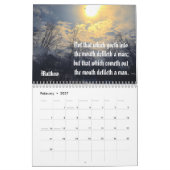 BIBLE SCRIPTURE-kalender Kalender (Feb 2027)